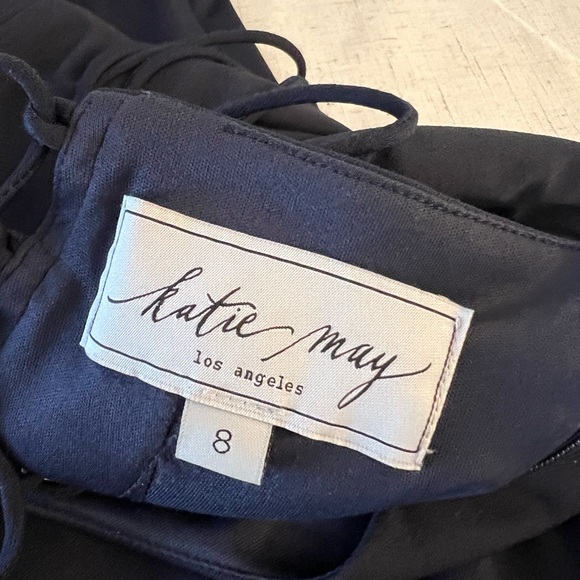 Katie May Navy Blue Prom Dress - Picture 5 of 6